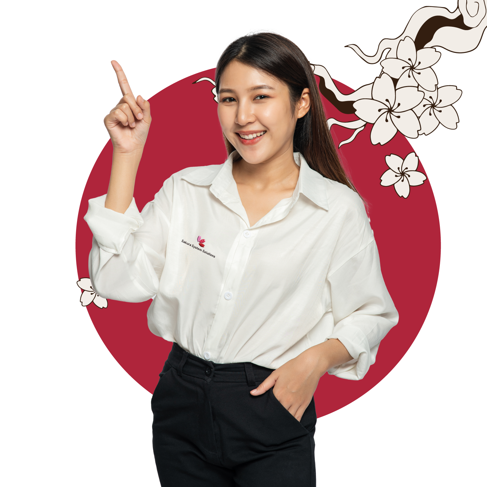 Female Sakura System Employee